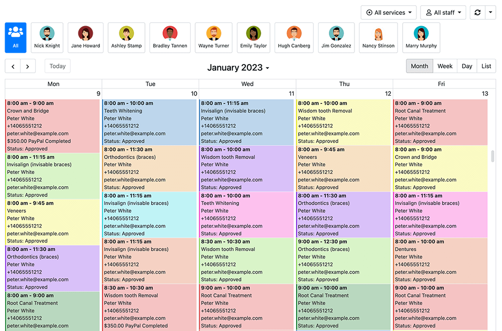 لوحة إدارة سهلة الاستخدام